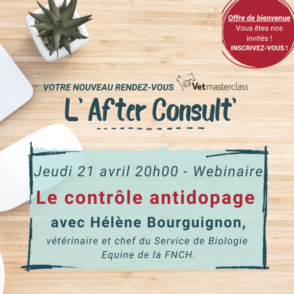 After Consult' : Échanges sur le thème du contrôle antidopage avec Hélène Bourguignon.